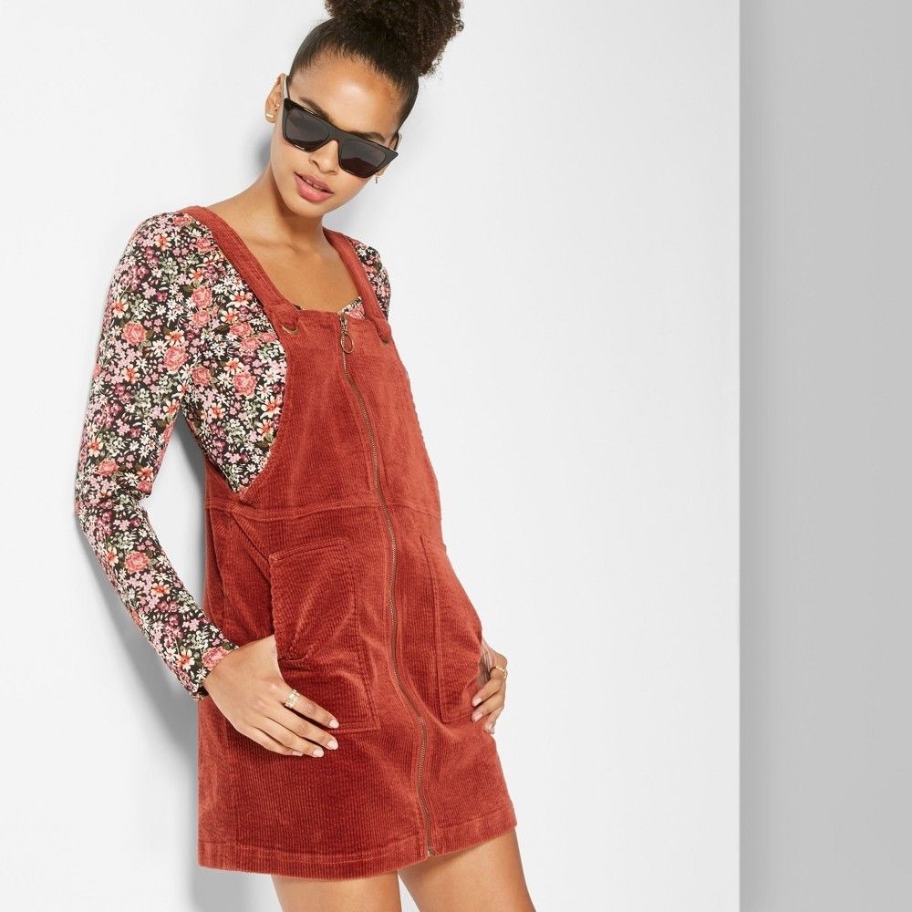 wild fable - corduroy overall dress!